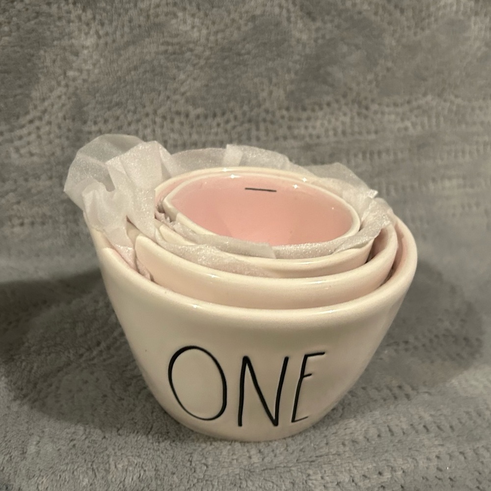 New Rae Dunn Pink Interior Measuring Cups